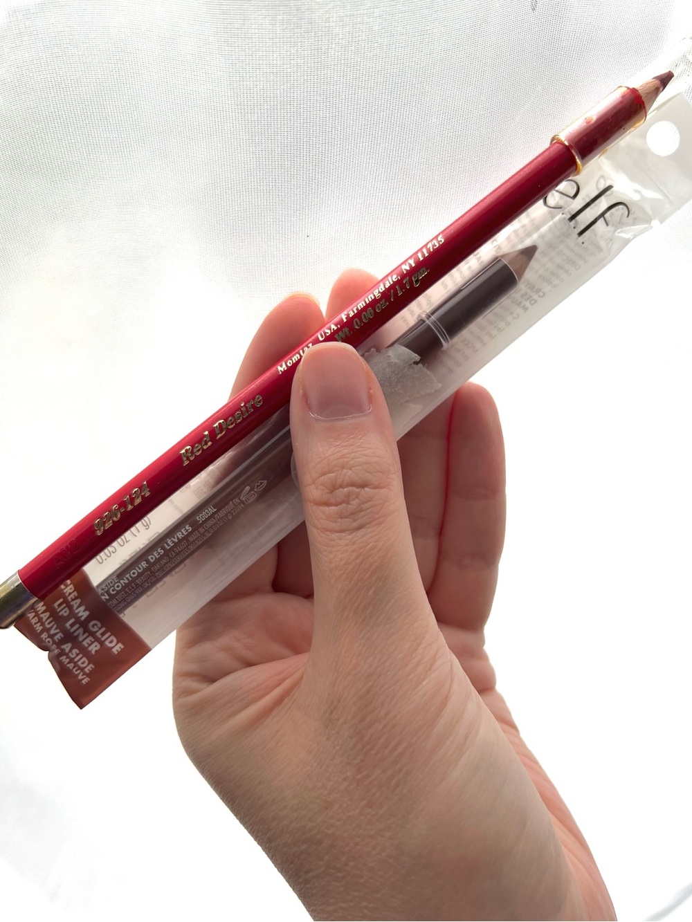 5 for 25⚡️Elf Mauve Aside & Red Desire Lip Liner Duo